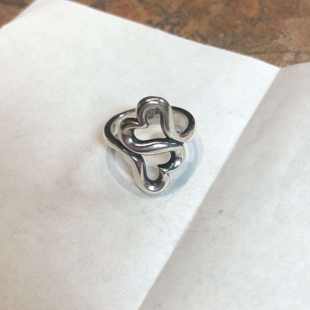 James Avery heart to heart ring